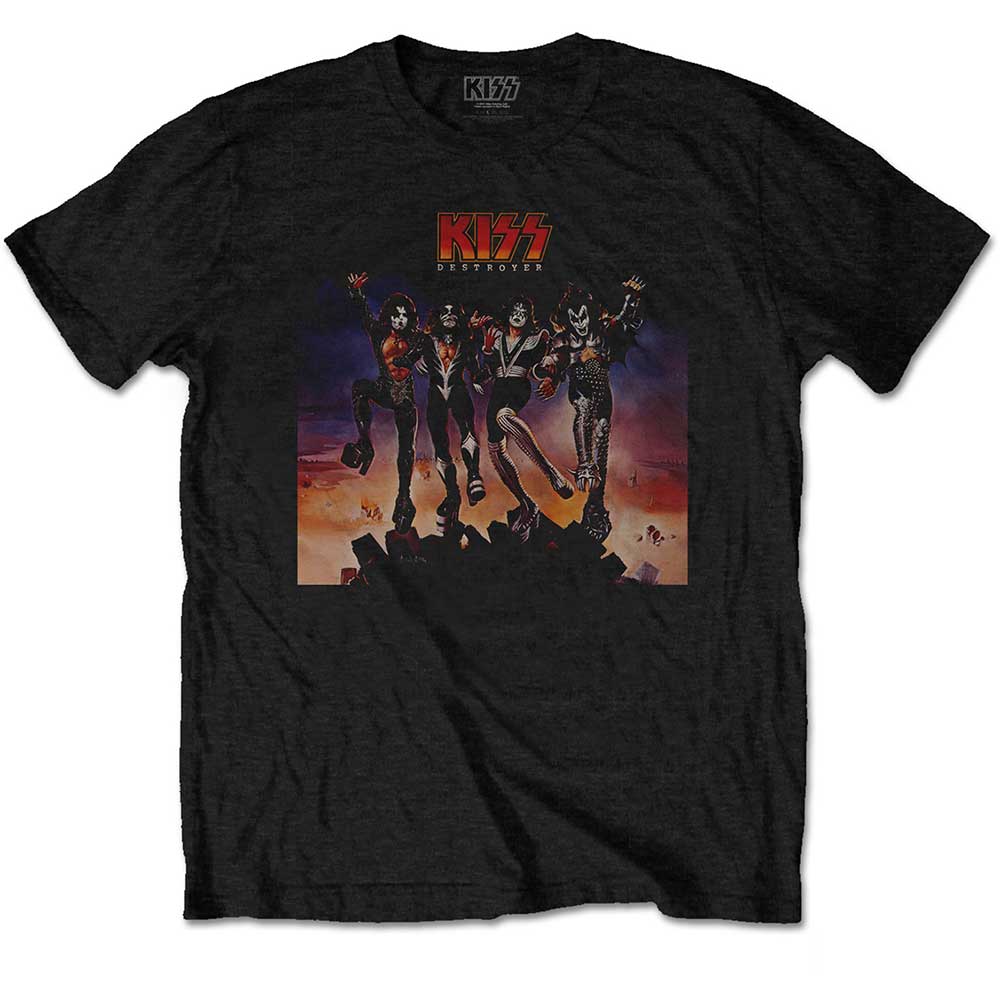 Kiss - Destroyer Black Shirt - 100% Official Merchandise