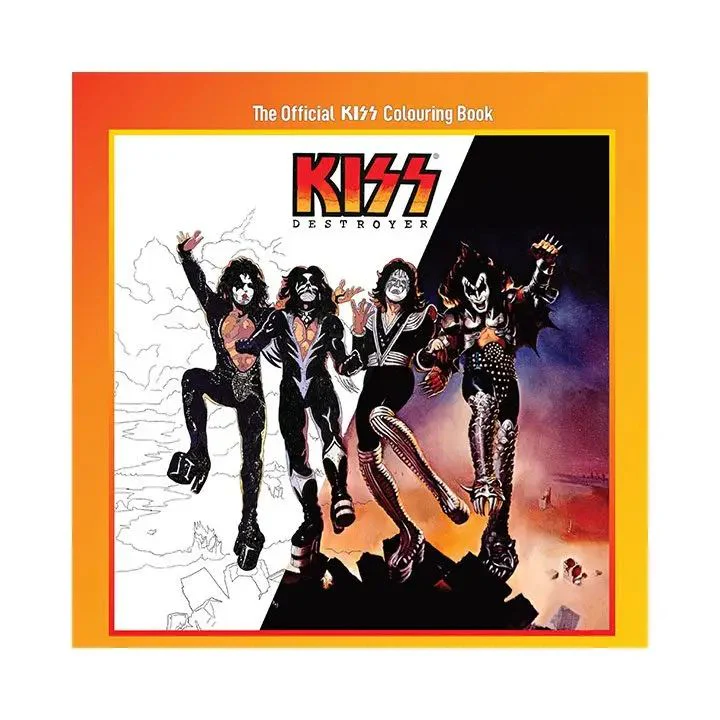 Kiss - Official Colouring Book, The - Book - New