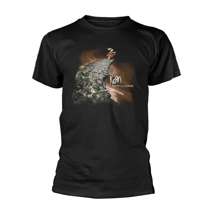 Korn - Follow The Leader Black Shirt - 100% Official Merchandise