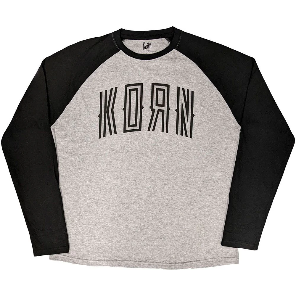 Korn - Freak 98 Raglan Grey and Black Shirt - 100% Official Merchandise - Image 2