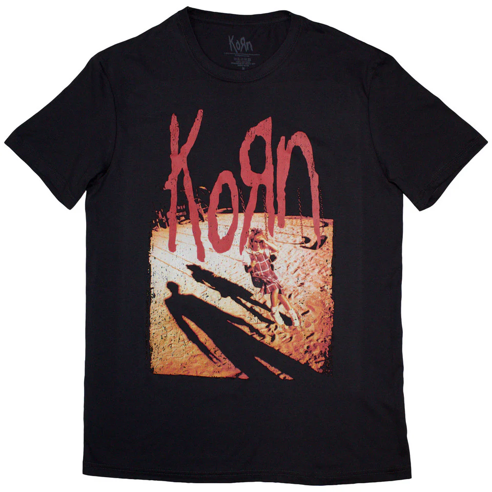 Korn - Korn Album Cover Black Shirt - 100% Official Merchandise