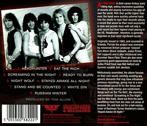 Krokus - Headhunter (Rock Candy rem.) - CD - New - Image 2