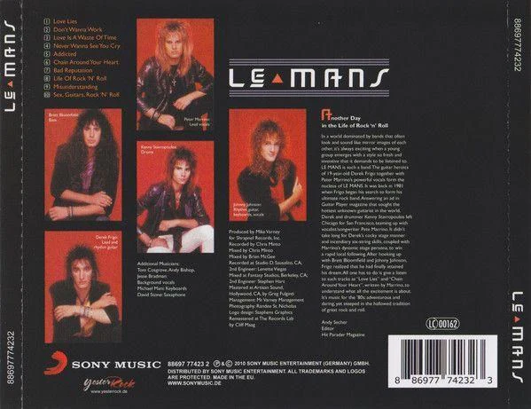 Le Mans - Le Mans (1986) (2010 rem.) - CD - New - Image 2