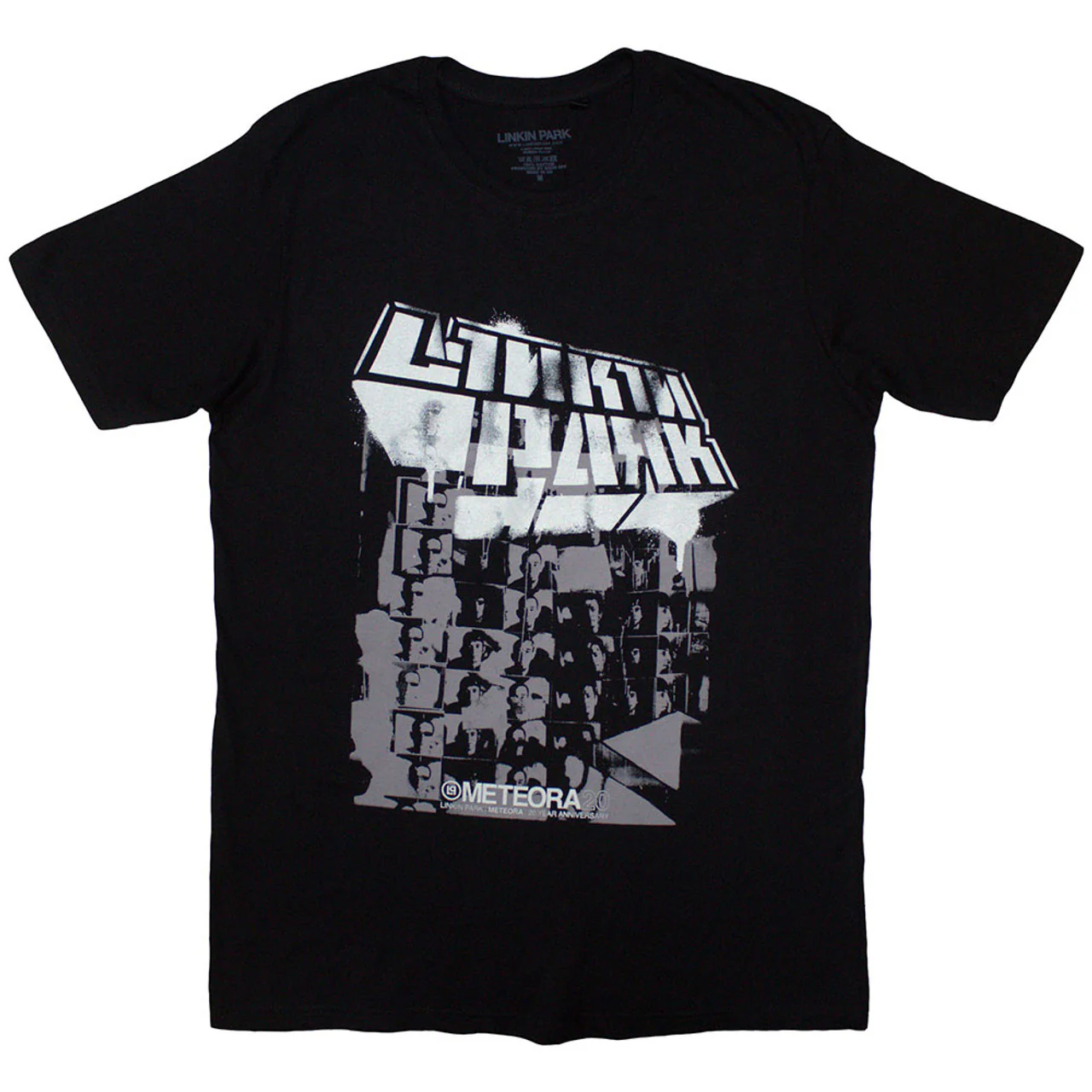 Linkin Park - Spray Collage Black Shirt - 100% Official Merchandise