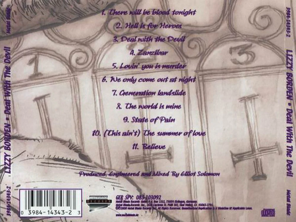 Lizzy Borden - Deal With The Devil - CD - New - Image 2