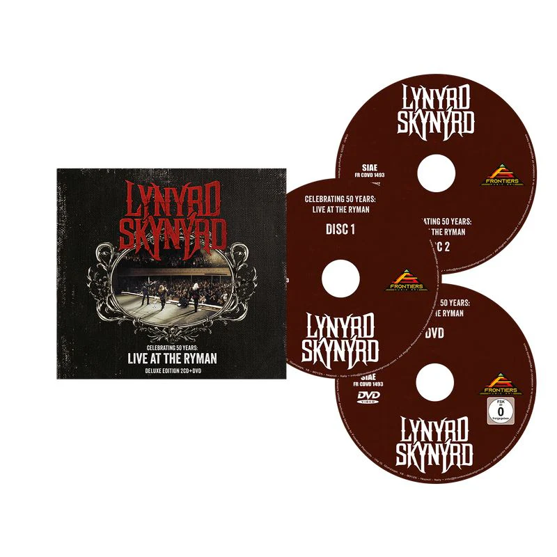 Lynyrd Skynyrd - Celebrating 50 Years: Live At The Ryman (Deluxe Ed. 2CD/DVD) (R0) - CD - New