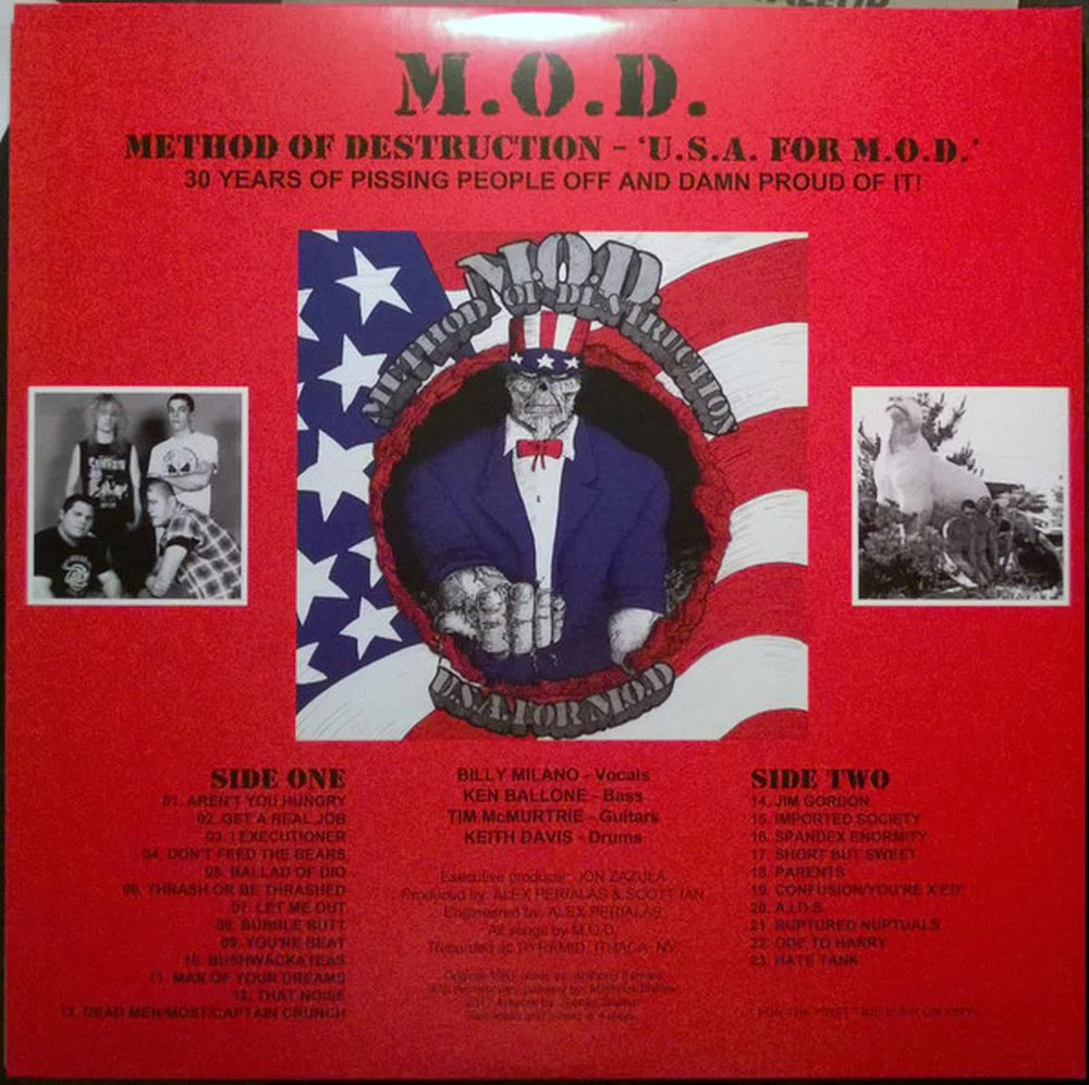 M.O.D. - U.S.A. For M.O.D. (30th Ann. Ed. gatefold) - Vinyl - New - Image 2