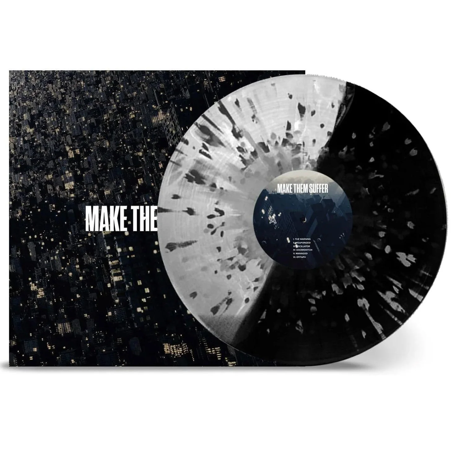 Make Them Suffer - Make Them Suffer (2024) (Ltd. Ed. Split White/Black with Black, White & Grey Splatter vinyl) - Vinyl - New