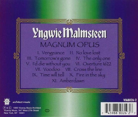 Malmsteen, Yngwie J. - Magnum Opus - CD - New - Image 2