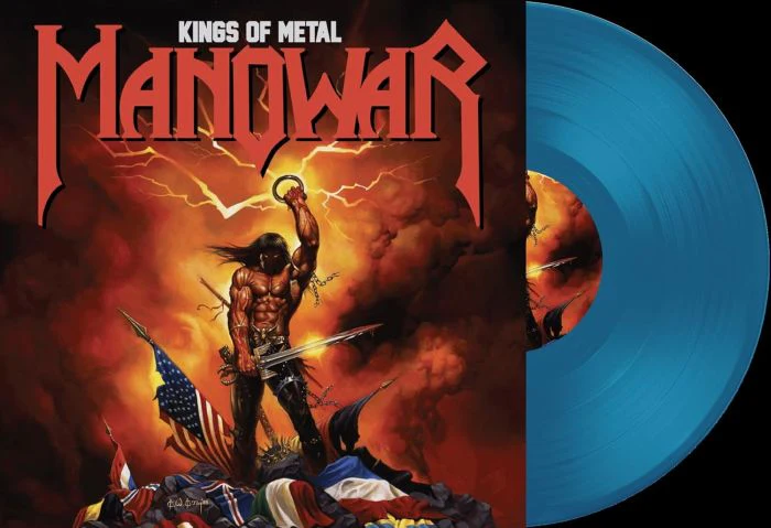 Manowar - Kings Of Metal (Ltd. Ed. 2024 Transparent Blue vinyl reissue) - Vinyl - New
