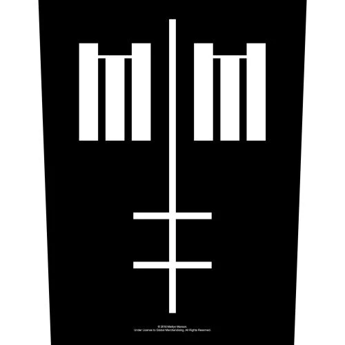 Manson, Marilyn - Cross Logo - Sew-On Back Patch (295mm x 265mm x 355mm)