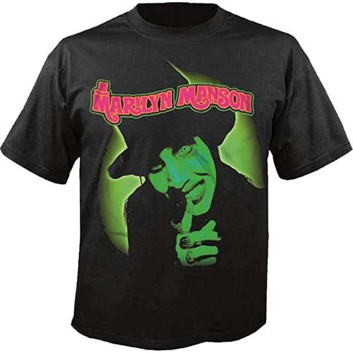Manson, Marilyn - Smells Like Black Shirt - 100% Official Merchandise