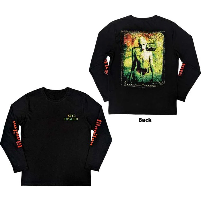 Manson, Marilyn - XIII Death Long Sleeve Black Shirt - 100% Official Merchandise