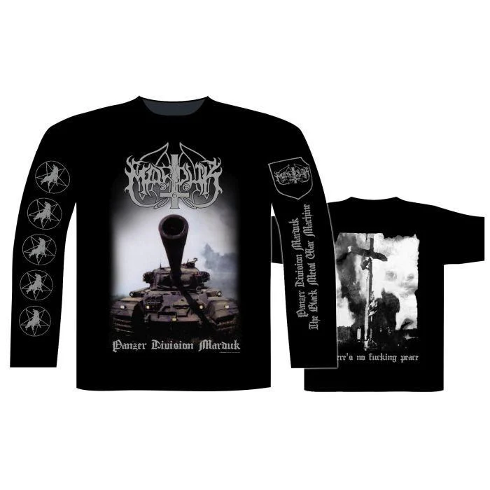 Marduk - Panzer Division 20th Anniversary Black Long Sleeve Shirt - 100% Official Merchandise