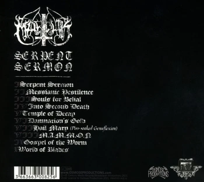 Marduk - Serpent Sermon (2021 digipak reissue) - CD - New - Image 2