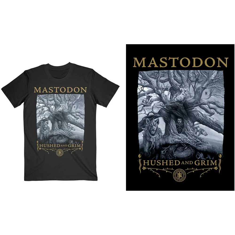 Mastodon - Hushed And Grim Black Shirt - 100% Official Merchandise