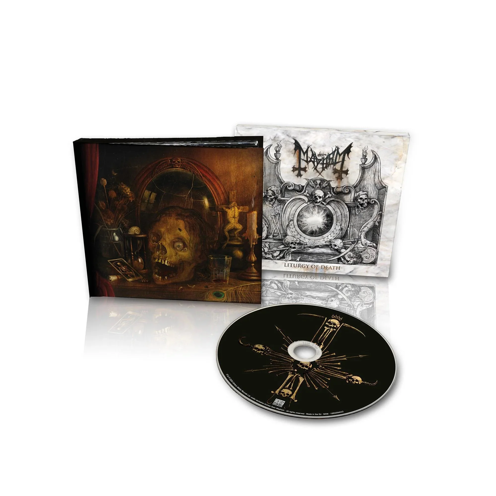 Mayhem - Liturgy Of Death (Ltd. Ed. mediabook with alternate artwork slipcase & bonus track) - CD - New
