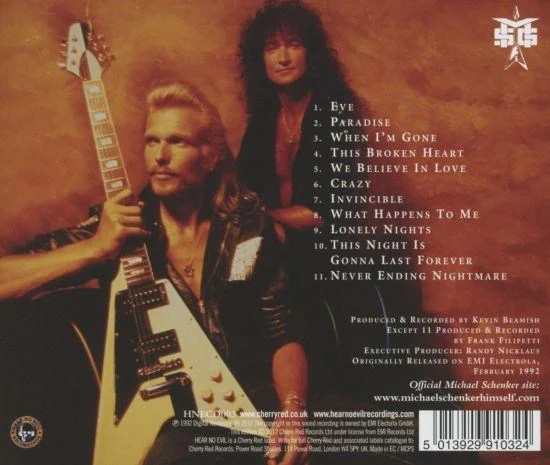 McAuley Schenker Group - M.S.G. (1992) - CD - New - Image 2