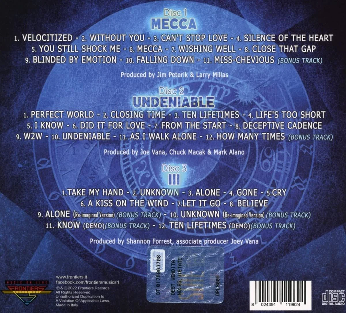 Mecca - 20 Years (Mecca/Undeniable/III) (3CD with 6 bonus tracks) - CD - New - Image 2