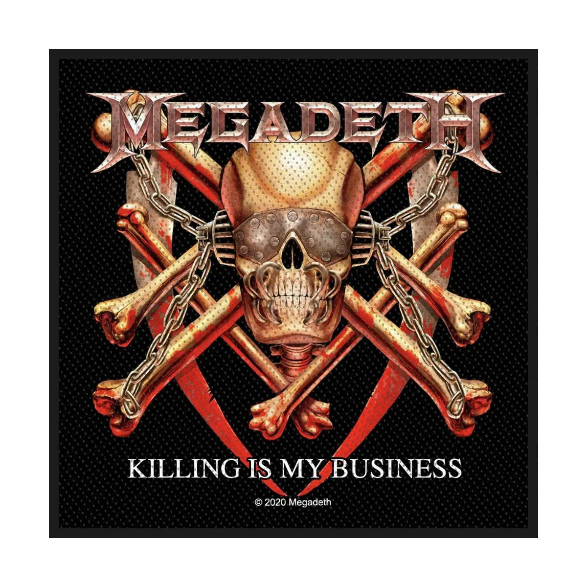 Megadeth - Killing Is My Business (100mm x 100mm) Sew-On Patch
