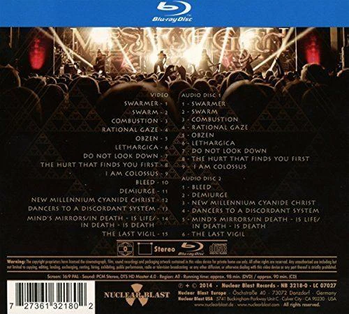 Meshuggah - Ophidian Trek, The (2CD/1Blu-Ray) (R0) - CD - New - Image 2