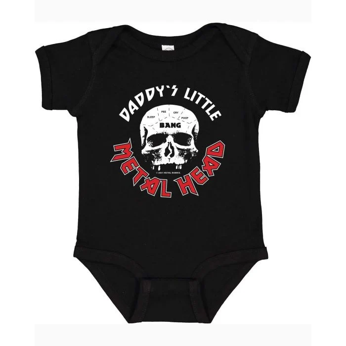 Metalbubs - Daddy's Little Metalhead Black Onesize