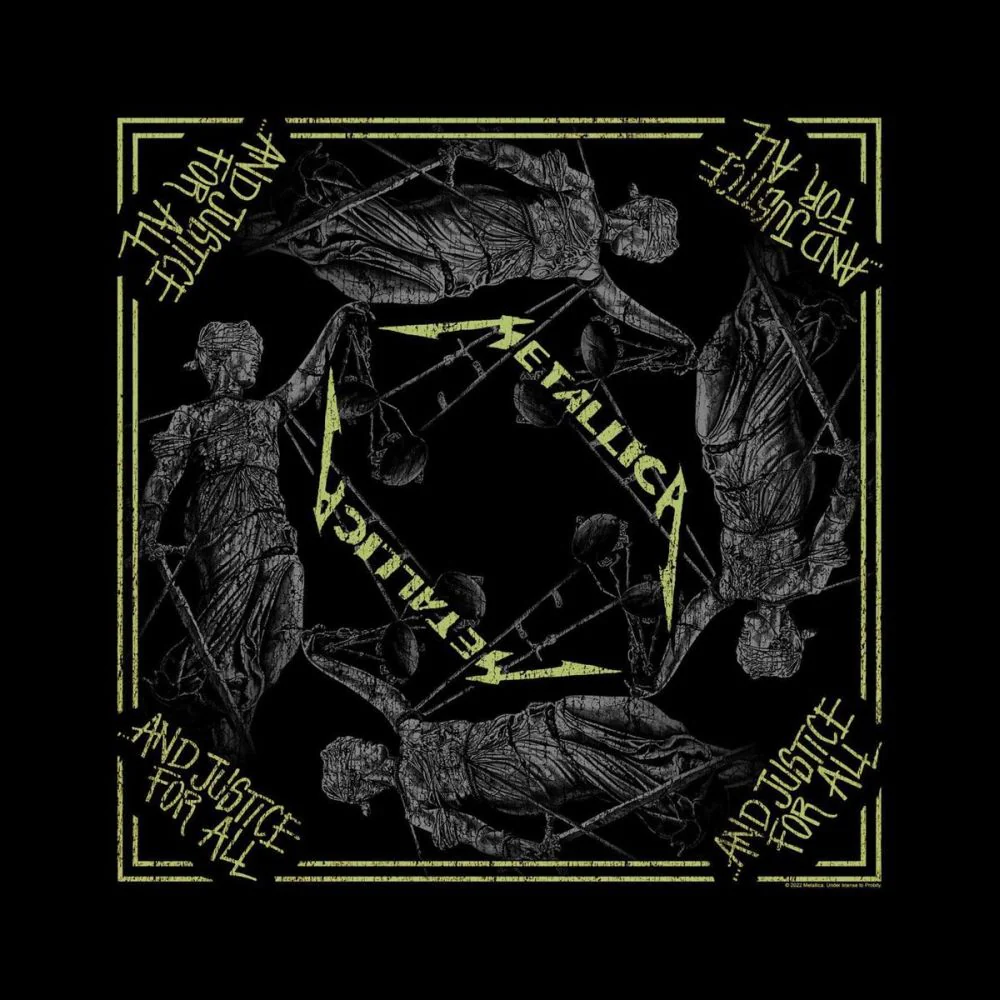 Metallica - Bandana (And Justice For All) (540mm x 520mm)