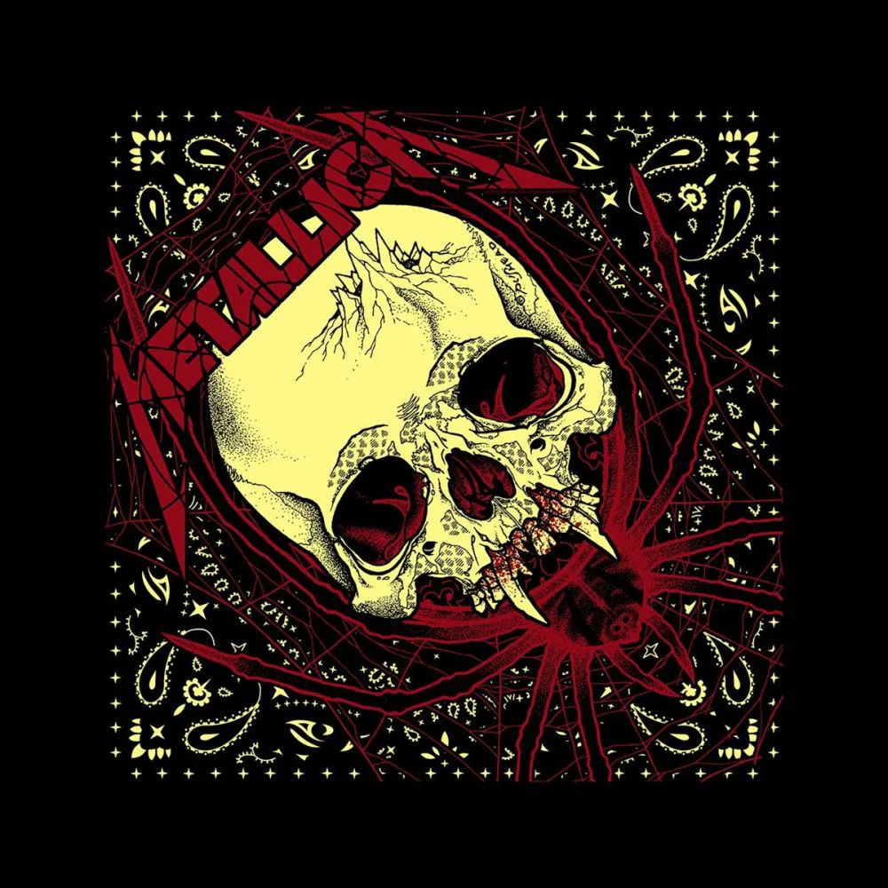 Metallica - Bandana (Spider Skull) (540mm x 520mm)