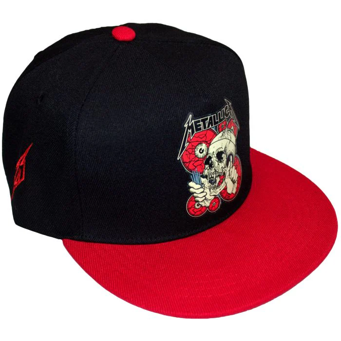 Metallica - Cap Snapback (Black & Red Shortest Straw)