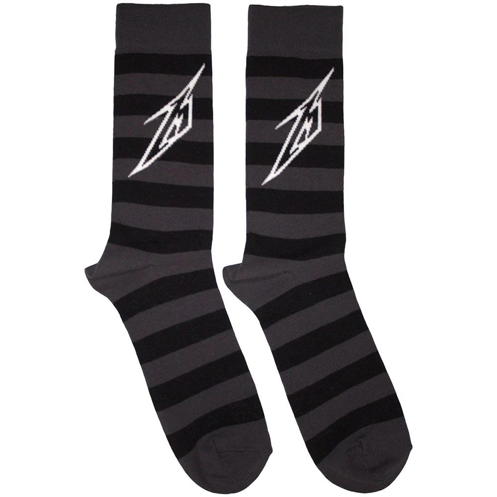 Metallica - Crew Socks (Fits Sizes 7 to 11) - M Logo