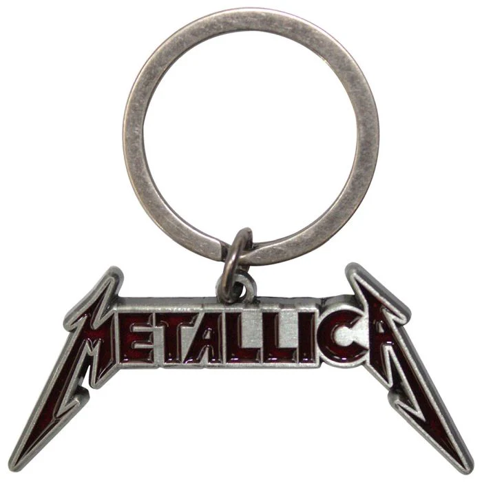 Metallica - Keyring (Deep Red Logo)