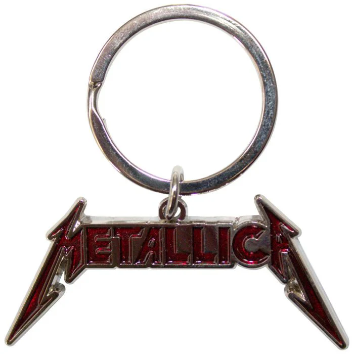 Metallica - Keyring (55mm x 20mm) - Red Logo