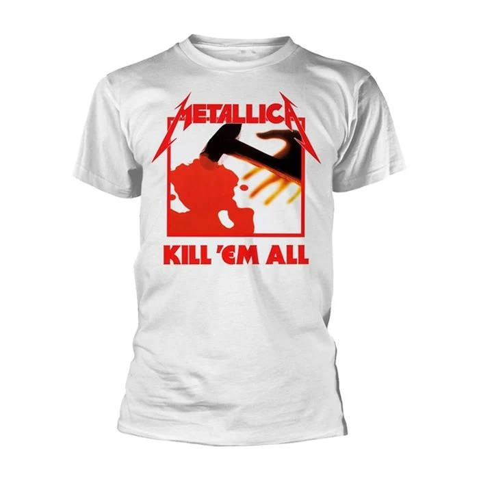 Metallica - Kill 'Em All White Shirt - 100% Official Merchandise