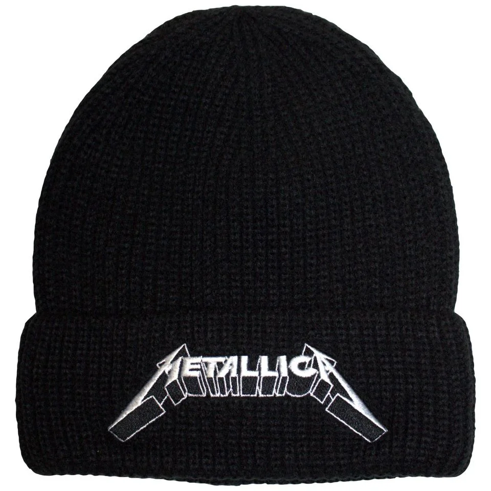 Metallica - Knit Beanie - Embroidered - 3D Logo - COMING SOON