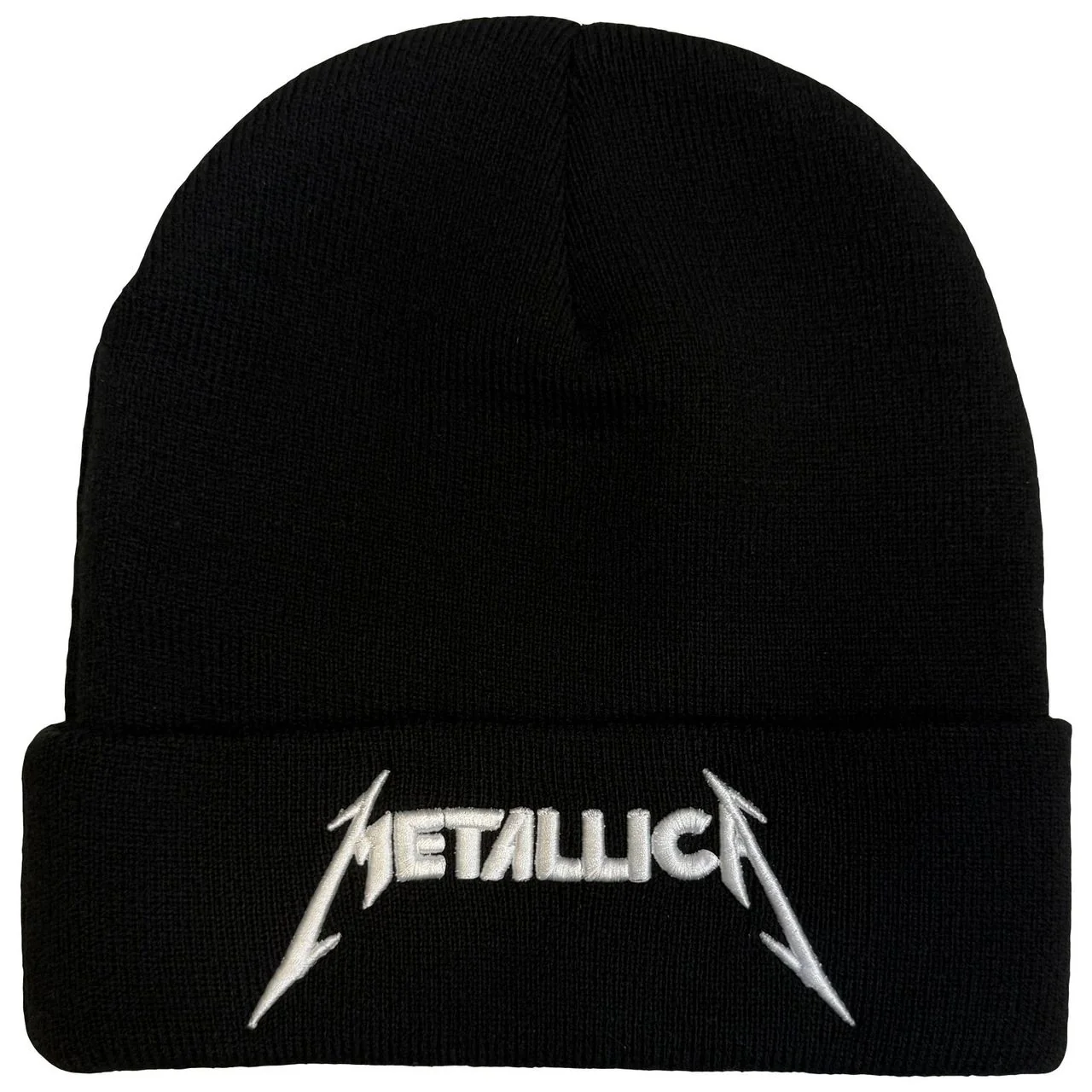 Metallica - Knit Beanie - Embroidered - White Logo - COMING SOON
