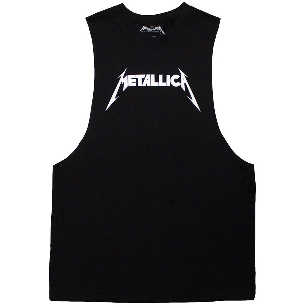 Metallica - Logo Black Tank Singlet - 100% Official Merchandise