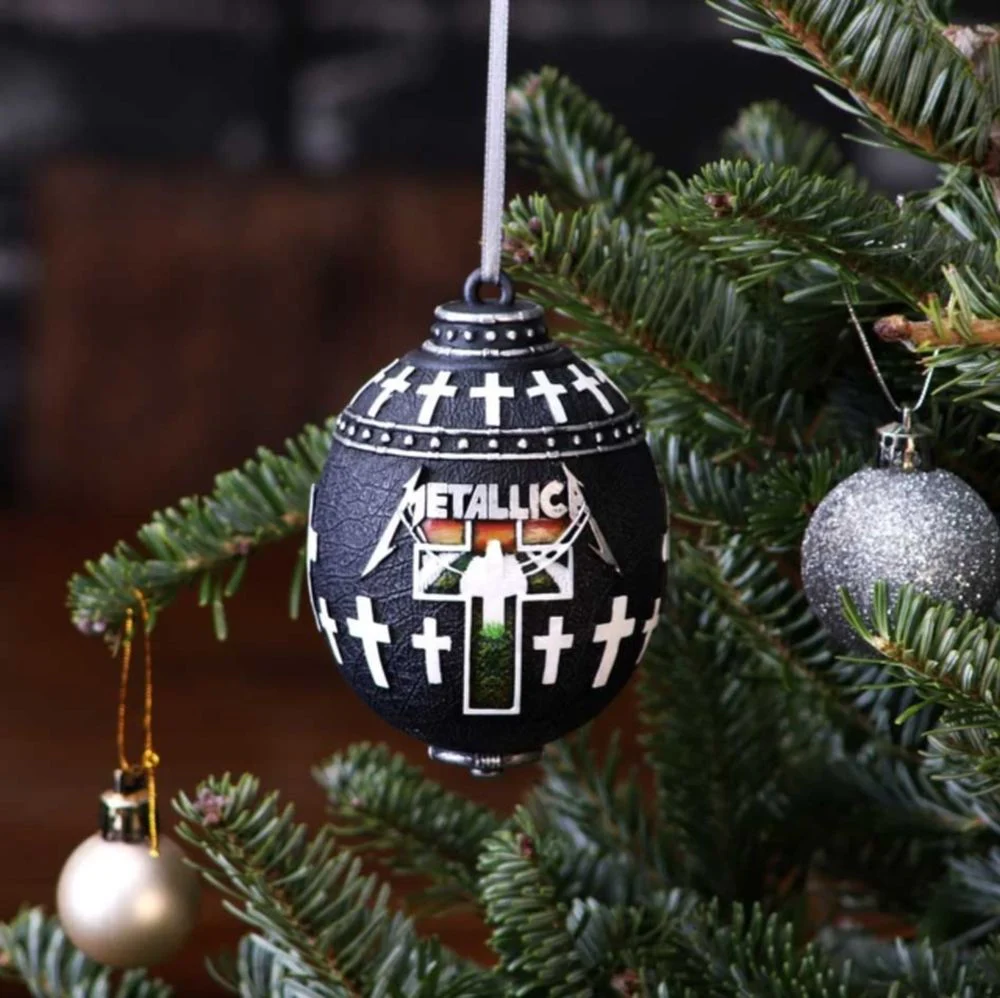 Metallica - Master Of Puppets Hanging Xmas Ornament (135mm x 100mm x 100mm)
