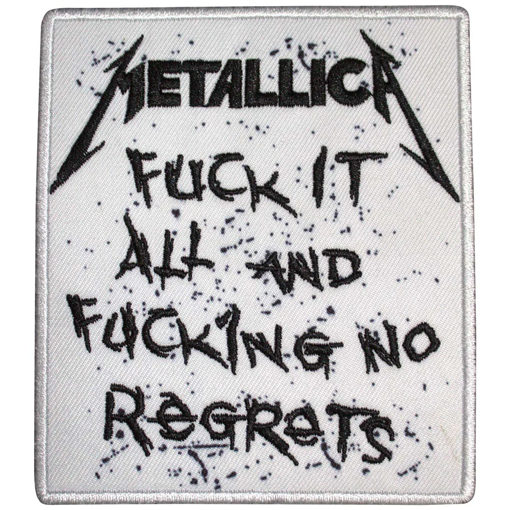 Metallica - No Regrets (80mm x 95mm) Sew-On Patch