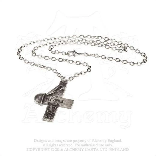 Metallica - Pewter Pendant and Chain - Master Of Puppets (47mm x 33mm)