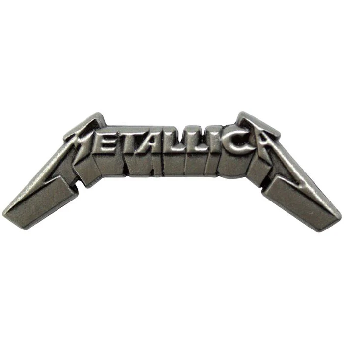 Metallica - Pin Badge (40mm x 15mm) - Logo 3D