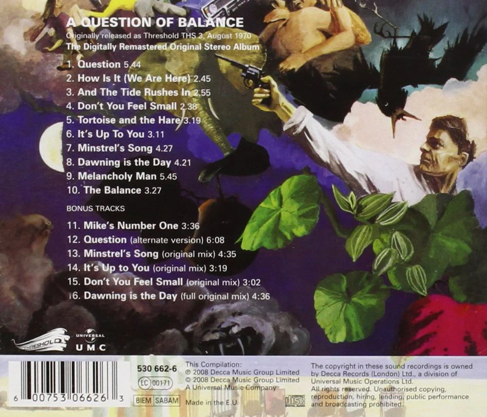 Moody Blues - Question Of Balance, A (2008 remaster with 6 bonus tracks) - CD - New - Image 2