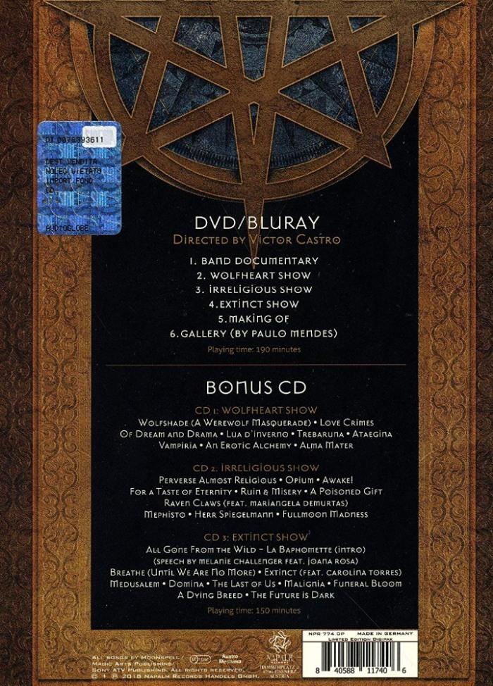 Moonspell - Lisboa Under The Spell (DVD/Blu-Ray/3CD) - DVD - Music - Image 2