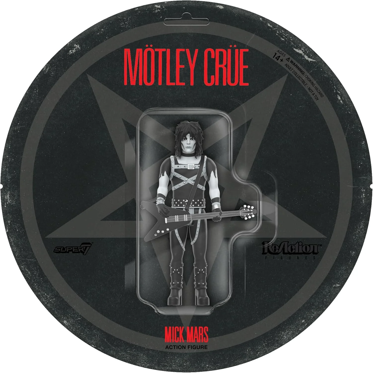 Motley Crue - Mick Mars (Shout At The Devil - Wave 2) 3.75 inch Super7 ReAction Figure