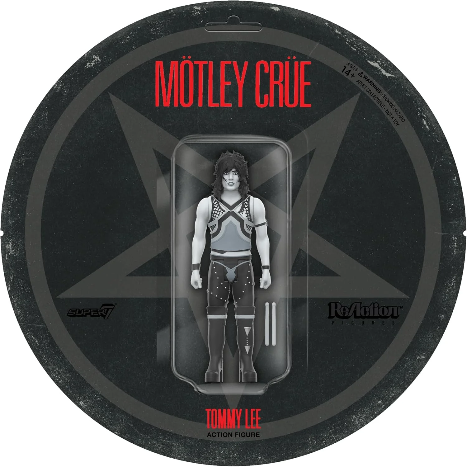 Motley Crue - Tommy Lee (Shout At The Devil - Wave 2) 3.75 inch Super7 ReAction Figure