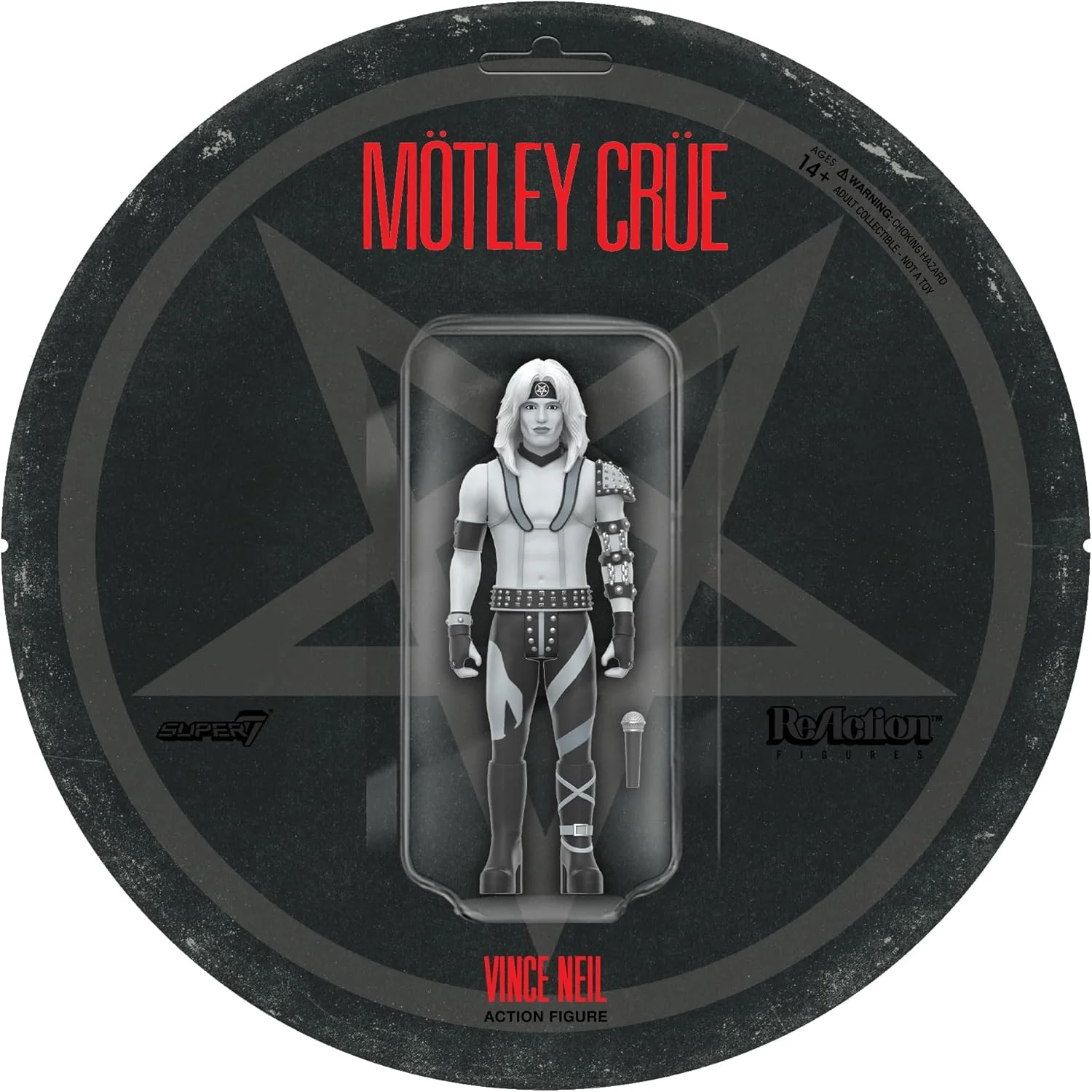 Motley Crue - Vince Neil (Shout At The Devil - Wave 2) 3.75 inch Super7 ReAction Figure
