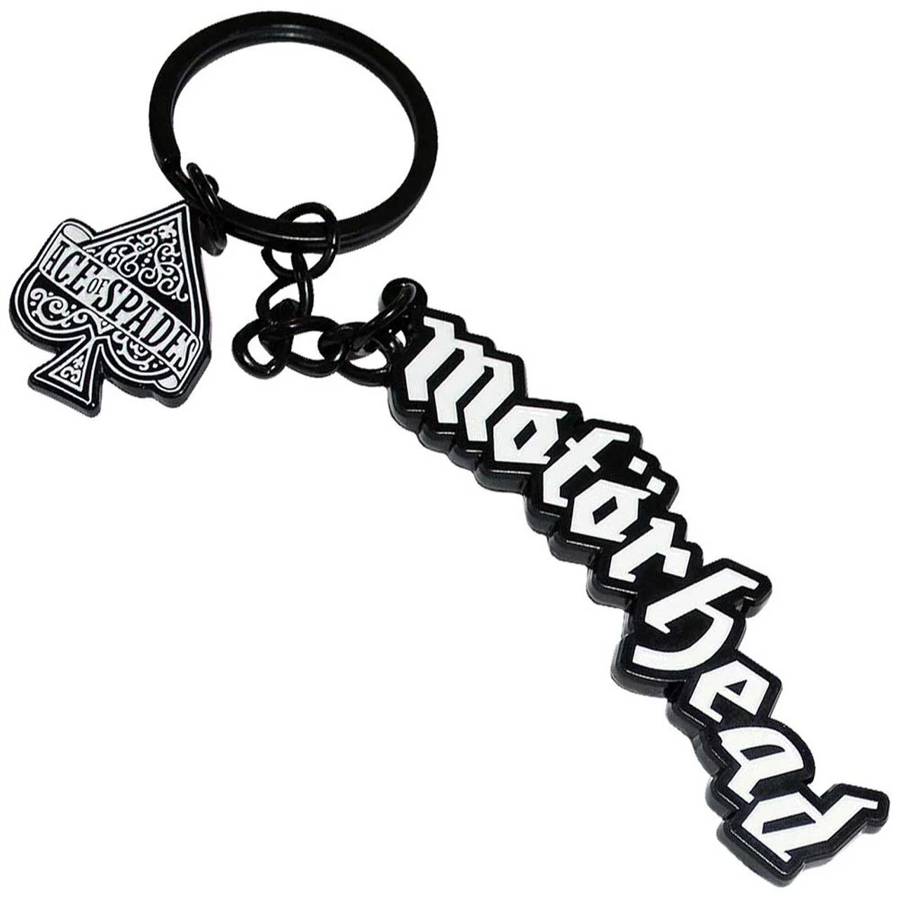 Motorhead - Keyring (70mm x 25mm) - Ace Of Spades and Charm