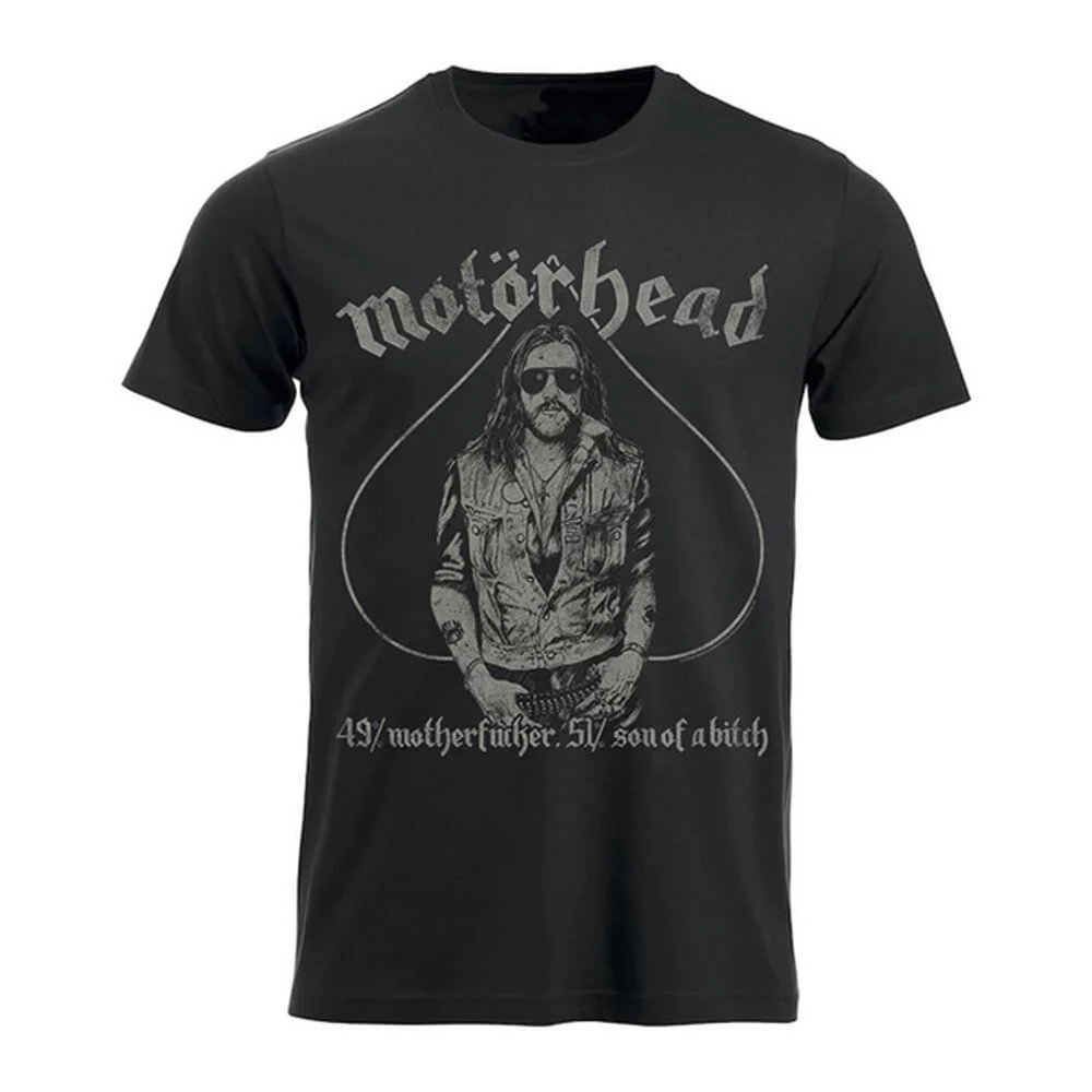 Motorhead - Lemmy 49% Motherfucker, 51% Son Of A Bitch Black Shirt - 100% Official Merchandise