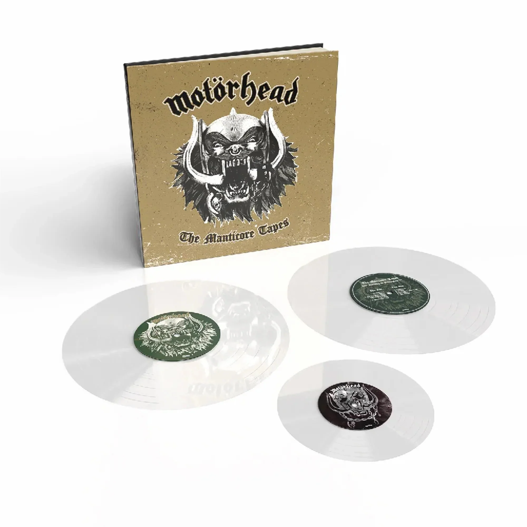 Motorhead - Manticore Tapes, The (Ltd. Ed. Super Deluxe 2LP/7" Clear vinyl bookpack) - Vinyl - New