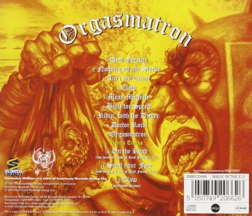 Motorhead - Orgasmatron (w. 3 bonus tracks) - CD - New - Image 2