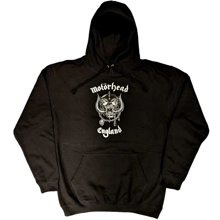 Motorhead - Pullover Black Hoodie (England) - 100% Official Merchandise